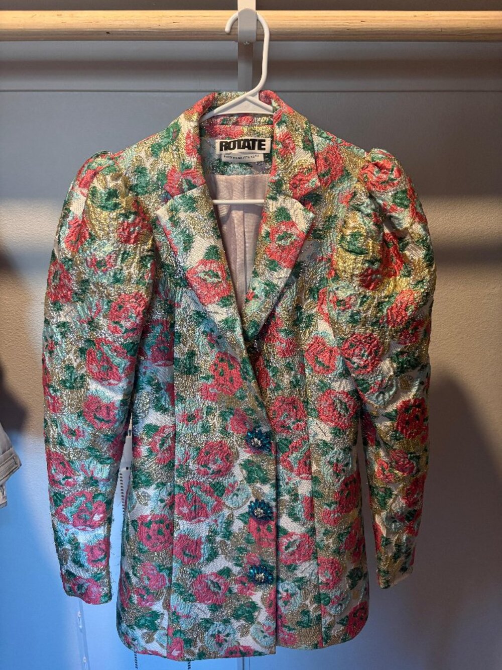 Short floral jacquard dress by ROTATE Birger Christensen.zz